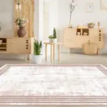 Ocosce Modern Krem Akrilik Makine Halısı - Görsel 5