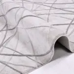 Savelli Modern Gri Akrilik Makine Halısı - Görsel 3