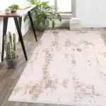 Aragno Modern Krem Akrilik Makine Halısı - Görsel 6