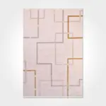 Vasto Modern Krem Akrilik Makine Halısı - Görsel 2