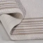 Figline Çerçeveli Krem Akrilik Makine Halısı - Görsel 4