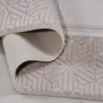 Diavolo Çerçeveli Krem Akrilik Makine Halısı - Görsel 4