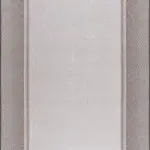 Diavolo Çerçeveli Krem Akrilik Makine Halısı