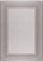 Diavolo Çerçeveli Krem Akrilik Makine Halısı