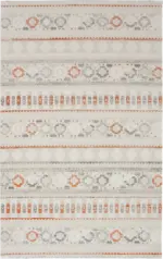 Crowle Modern Krem Akrilik Makine Halısı