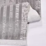 Pila Modern Gri Akrilik Makine Halısı - Görsel 4