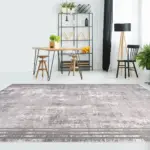 Pila Modern Gri Akrilik Makine Halısı - Görsel 6