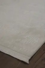 Kastila Modern Krem Akrilik Makine Halısı