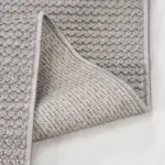 Templin Modern Gri Polyester Kaydırmaz Tabanlı Makine Halısı - Görsel 3