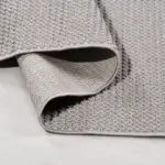 Templin Modern Gri Polyester Kaydırmaz Tabanlı Makine Halısı - Görsel 4