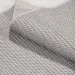 Templin Modern Gri Polyester Kaydırmaz Tabanlı Makine Halısı - Görsel 5