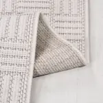 Anklam Modern Gri Polyester Kaydırmaz Tabanlı Makine Halısı - Görsel 3