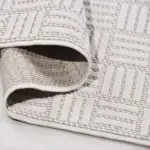 Anklam Modern Gri Polyester Kaydırmaz Tabanlı Makine Halısı - Görsel 4