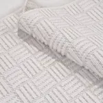 Anklam Modern Gri Polyester Kaydırmaz Tabanlı Makine Halısı - Görsel 5