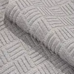 Borna Modern Gri Polyester Kaydırmaz Tabanlı Makine Halısı - Görsel 5