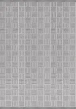 Borna Modern Gri Polyester Kaydırmaz Tabanlı Makine Halısı