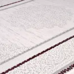 Agello Klasik Göbekli Gri Akrilik Makine Halısı - Görsel 3