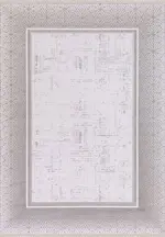 Velletri Çerçeveli Gri Akrilik Makine Halısı