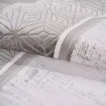 Velletri Çerçeveli Gri Akrilik Makine Halısı - Görsel 5