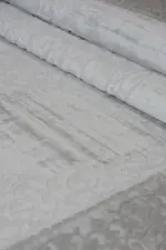 Cerano Çerçeveli Bej Göbekli Polyester Makine Halısı - Görsel 8