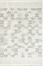 Baiso Modern Krem Polyester Makine Halısı