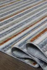 Lomita Modern Karışık Renkli Polyester Makine Halısı - Görsel 6