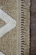 Nores Çerçeveli Vizon Polyester Makine Halısı - Görsel 3