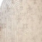 Bari Sol Tasarım Krem Akrilik Makine Halısı