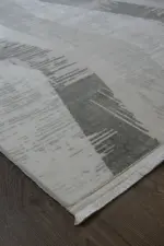 Gassin Modern Bej Akrilik Makine Halısı - Görsel 2