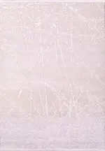 Montale Modern Krem Triko Akrilik Pamuk Tabanlı Makine Halısı