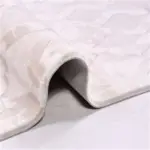 Fanano Geometrik Krem Triko Akrilik Pamuk Tabanlı Makine Halısı - Görsel 3