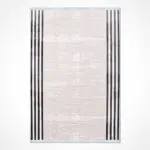 Vergato Modern Krem Triko Akrilik Pamuk Tabanlı Makine Halısı - Görsel 2