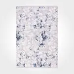 Cingia Modern Mavi Triko Akrilik Pamuk Atkılı Makine Halısı - Görsel 2