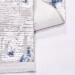 Cingia Modern Mavi Triko Akrilik Pamuk Atkılı Makine Halısı - Görsel 4