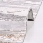 Stagno Modern Gri Triko Akrilik Pamuk Atkılı Makine Halısı - Görsel 5