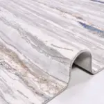 Stagno Modern Gri Triko Akrilik Pamuk Atkılı Makine Halısı - Görsel 3