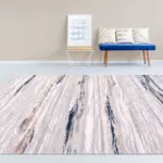 Stagno Modern Gri Triko Akrilik Pamuk Atkılı Makine Halısı - Görsel 6