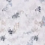 Vabarno Modern Gri Triko Akrilik Pamuk Atkılı Makine Halısı