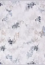 Vabarno Modern Gri Triko Akrilik Pamuk Atkılı Makine Halısı