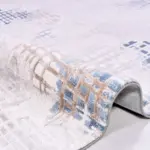 Vabarno Modern Gri Triko Akrilik Pamuk Atkılı Makine Halısı - Görsel 3