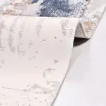 Lunio Modern Gri Triko Akrilik Pamuk Atkılı Makine Halısı - Görsel 5