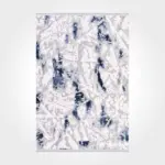 Biella Modern Gri Triko Akrilik Pamuk Atkılı Makine Halısı - Görsel 2