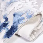 Biella Modern Gri Triko Akrilik Pamuk Atkılı Makine Halısı - Görsel 4