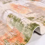 Petriolo Modern Kiremit Triko Akrilik Pamuk Atkılı Makine Halısı - Görsel 3