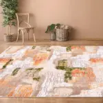 Petriolo Modern Kiremit Triko Akrilik Pamuk Atkılı Makine Halısı - Görsel 6