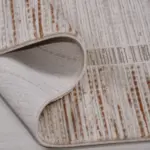 Morra Çerçeveli Kahve Triko Akrilik Pamuk Atkılı Makine Halısı - Görsel 4