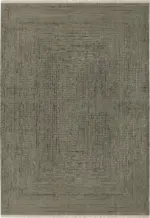 Leivi Çerçeveli Gri Polyester Makine Halısı