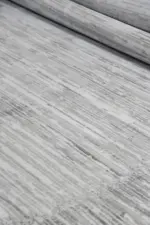 Sonnac Çerçeveli Gri Polyester Makine Halısı - Görsel 7