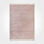 Lizzano Modern Krem Pamuk ve Polyester Kaydırmaz Taban Jakarlı Makine Halısı - Görsel 2