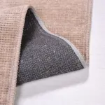 Lizzano Modern Krem Pamuk ve Polyester Kaydırmaz Taban Jakarlı Makine Halısı - Görsel 5